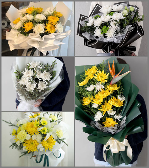 广东梅州市梅江区三角镇三角村白事花束代送